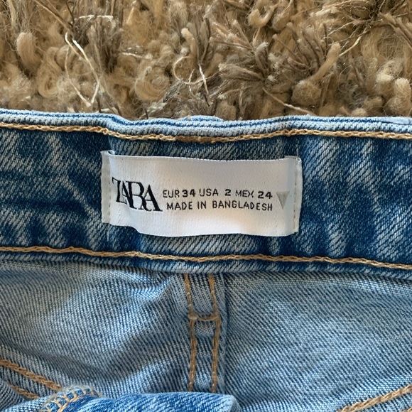 Zara hi rise denim shorts - Picture 7 of 7